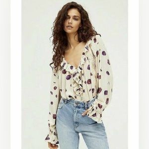 NWOT free people poppy bodysuit